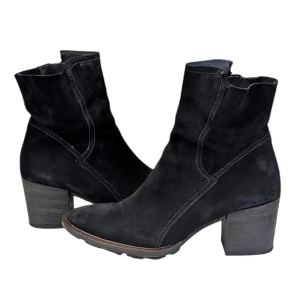 Paul Green Diedra Booties GUC $450 Size UK 6.5 US 9    S3712